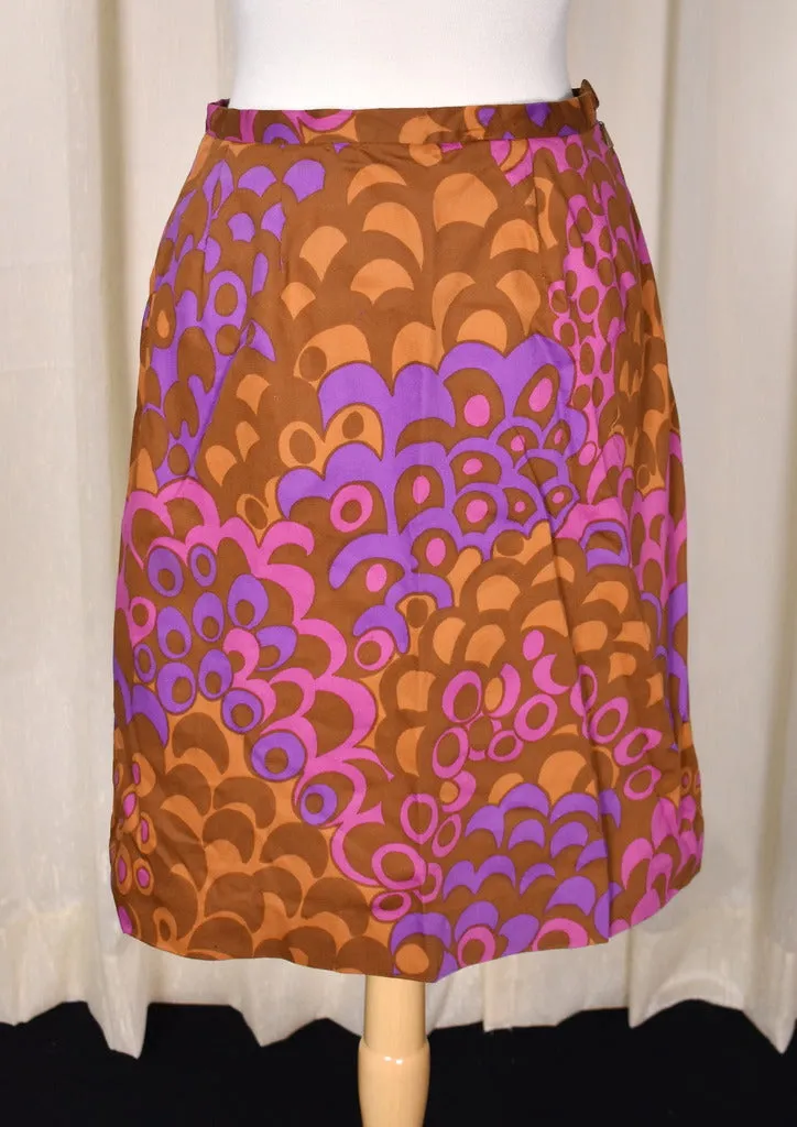1960s Psychedelic Skirt Suit