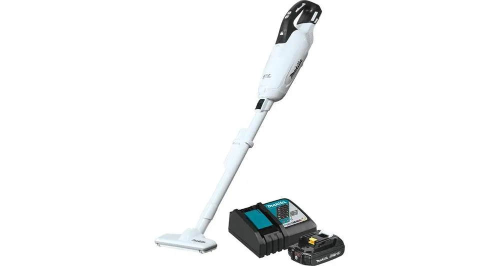 2021 Makita 18V LXT® Lithium-ion Compact Brushless Cordless 3-Speed Vacuum Kit, w/ Push Button and Dust Bag (2.0