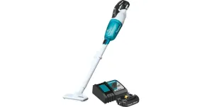 2021 Makita 18V LXT® Lithium-ion Compact Brushless Cordless Vacuum Kit, Trigger w/ Lock (2.0Ah) (XLC03R1WX4)