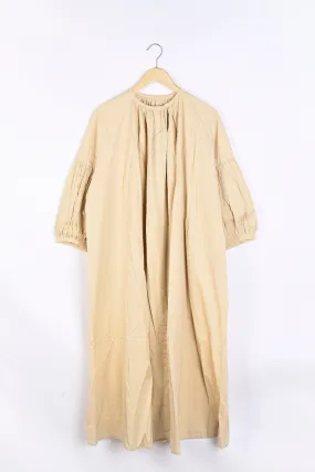 3 BY 3 DRESS - PAPER SAT - BEIGE