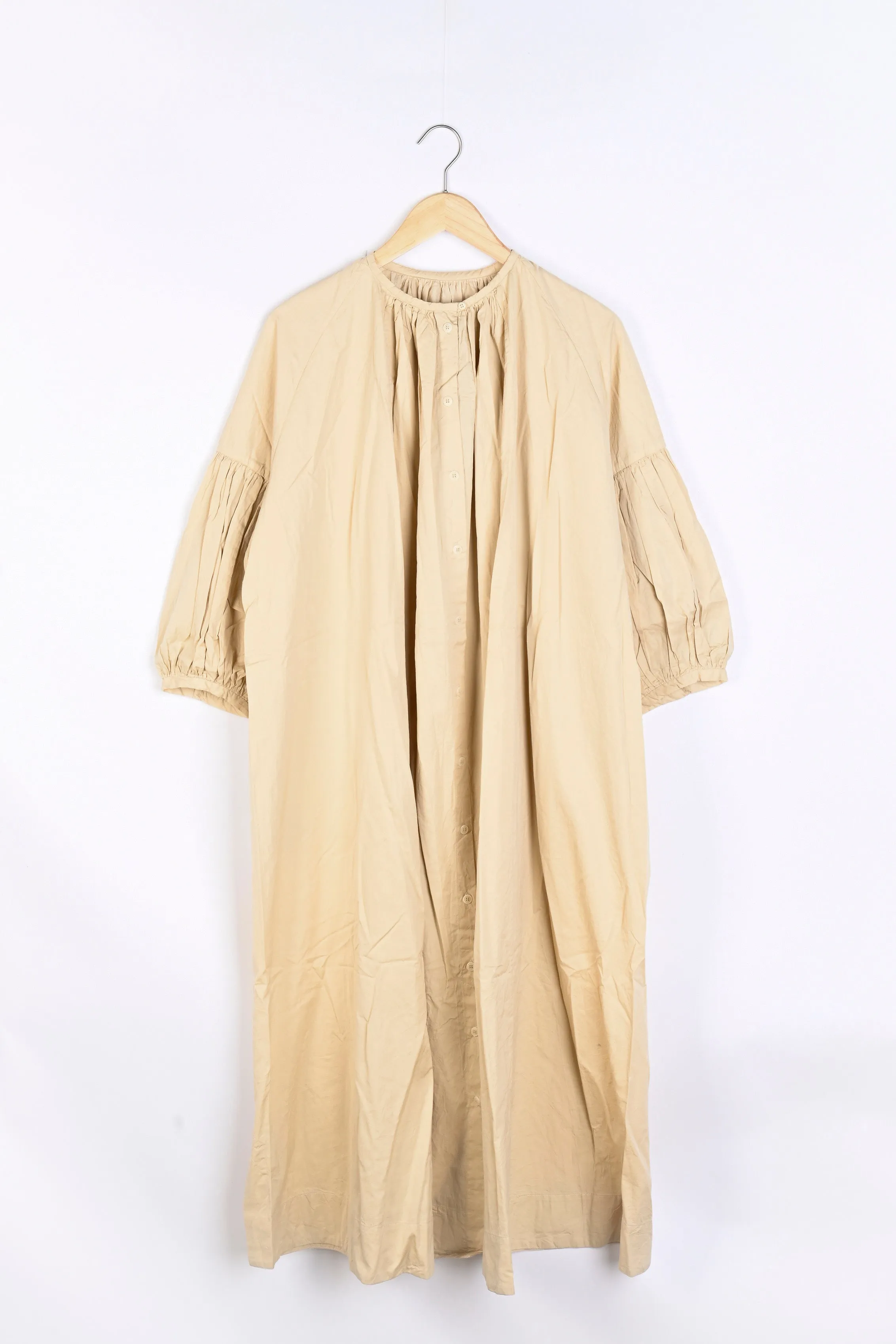 3 BY 3 DRESS - PAPER SAT - BEIGE