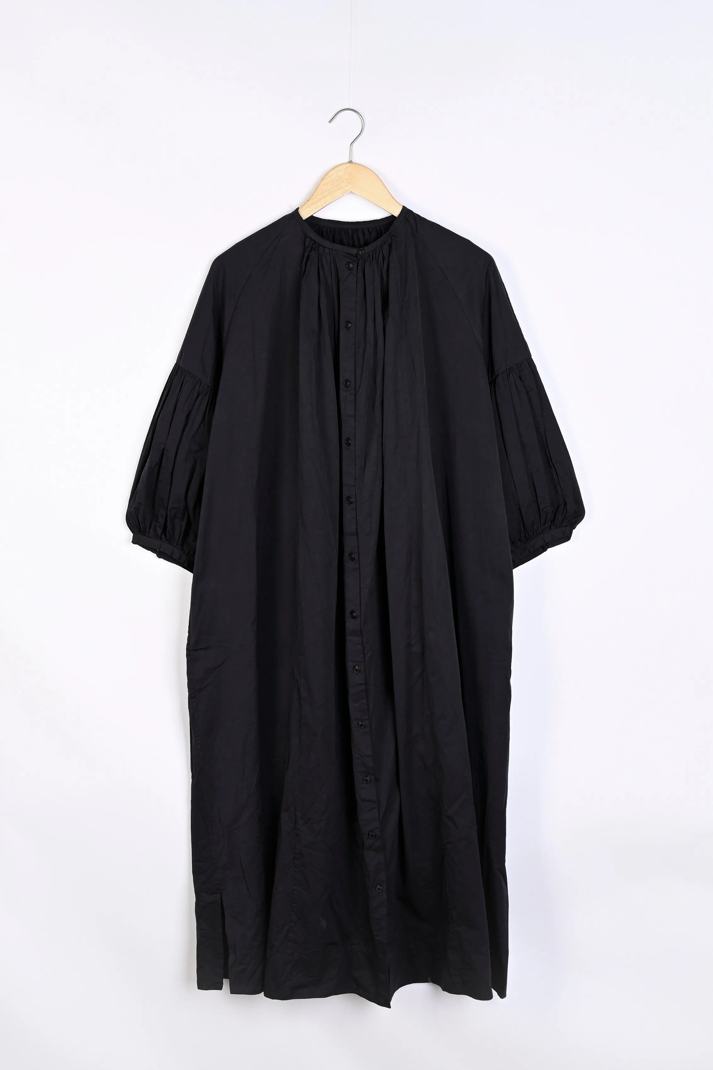 3 BY 3 DRESS - PAPER SAT - BLACK