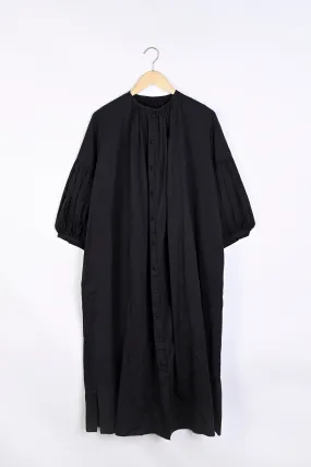 3 BY 3 DRESS - PAPER SAT - BLACK