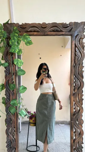 8) Korean skirt 28 waist/l:29
