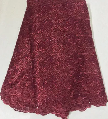 African Lace Fabric 2019 High Quality 5yards Lace Tulle Lace Fabric African French Net Lace Fabric For Eveing Dress JLM021
