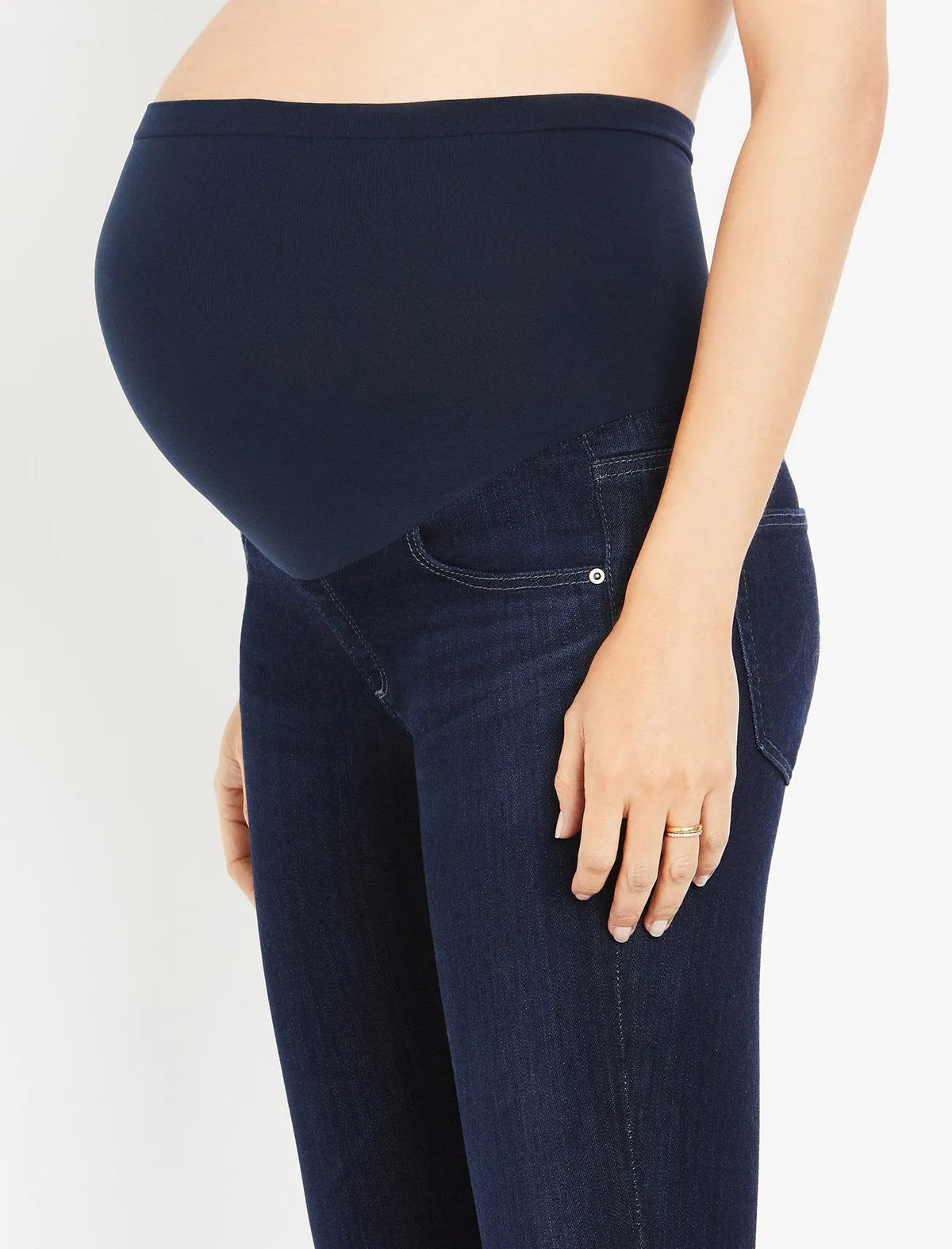 AG Secret Fit Belly Skinny Leg Maternity Jeans in Evening Star