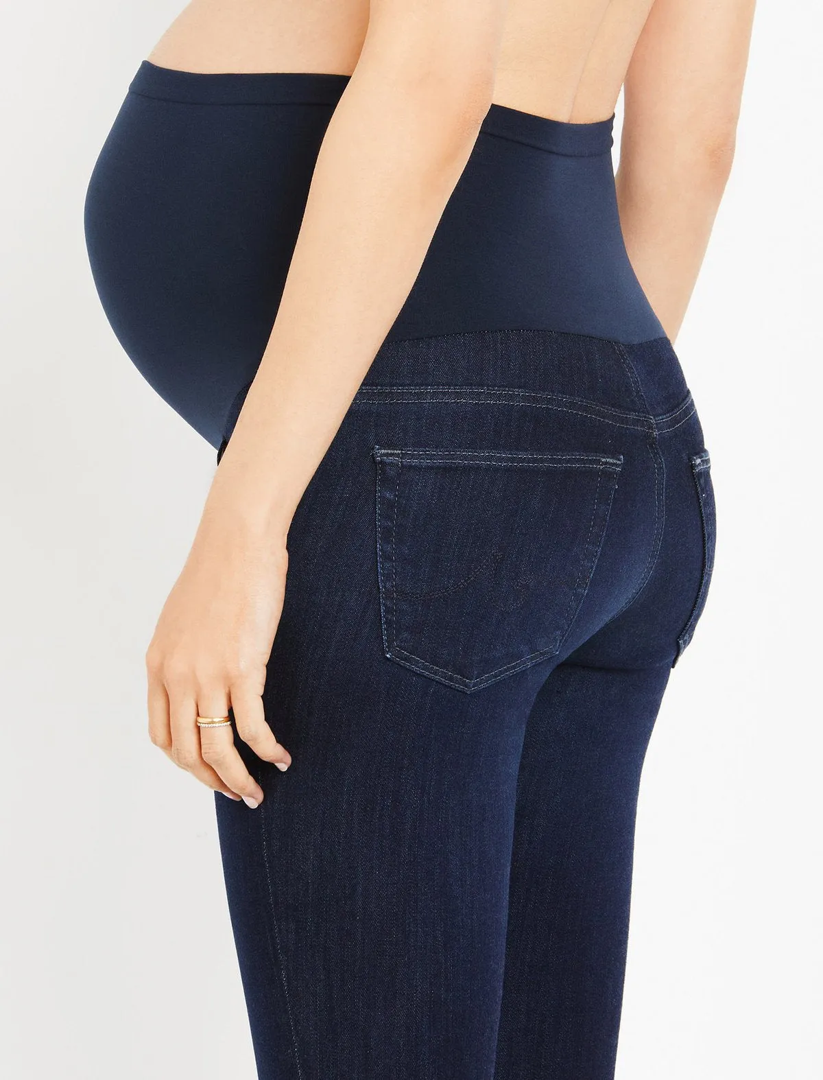 AG Secret Fit Belly Skinny Leg Maternity Jeans in Evening Star