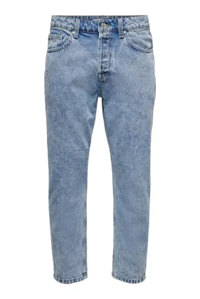 Avi Beam Jeans - Blue Denim