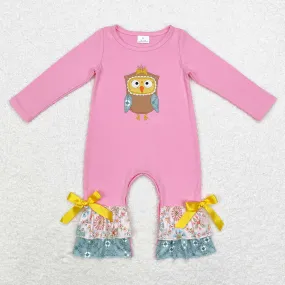 Baby Girls Rompers Fall Long Sleeve Ruffle Rompers LR0494