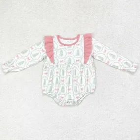 Baby Infant Girls Rompers Christmas Tree Long Sleeve Rompers LR1105