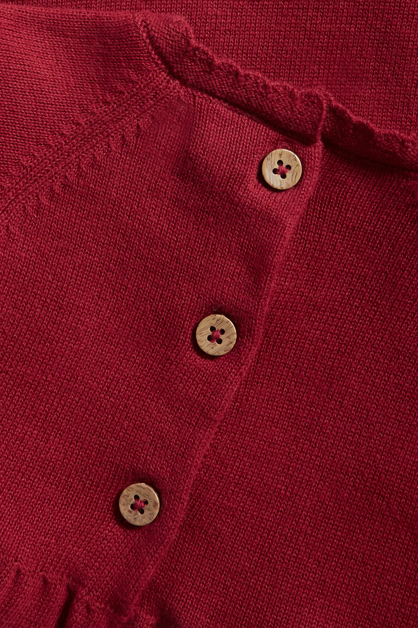 Baby red knitted dress