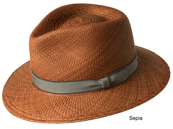Bailey Brooks Panama Straw Fedora Hat 2X