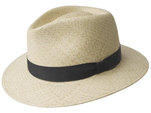 Bailey Brooks Panama Straw Fedora Hat 2X