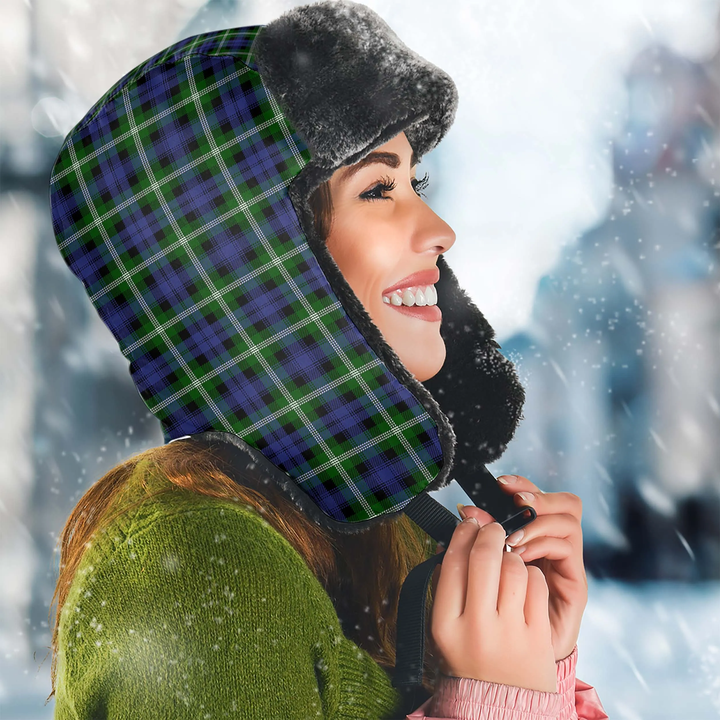 Baillie (Bailey) Tartan Winter Trapper Hat