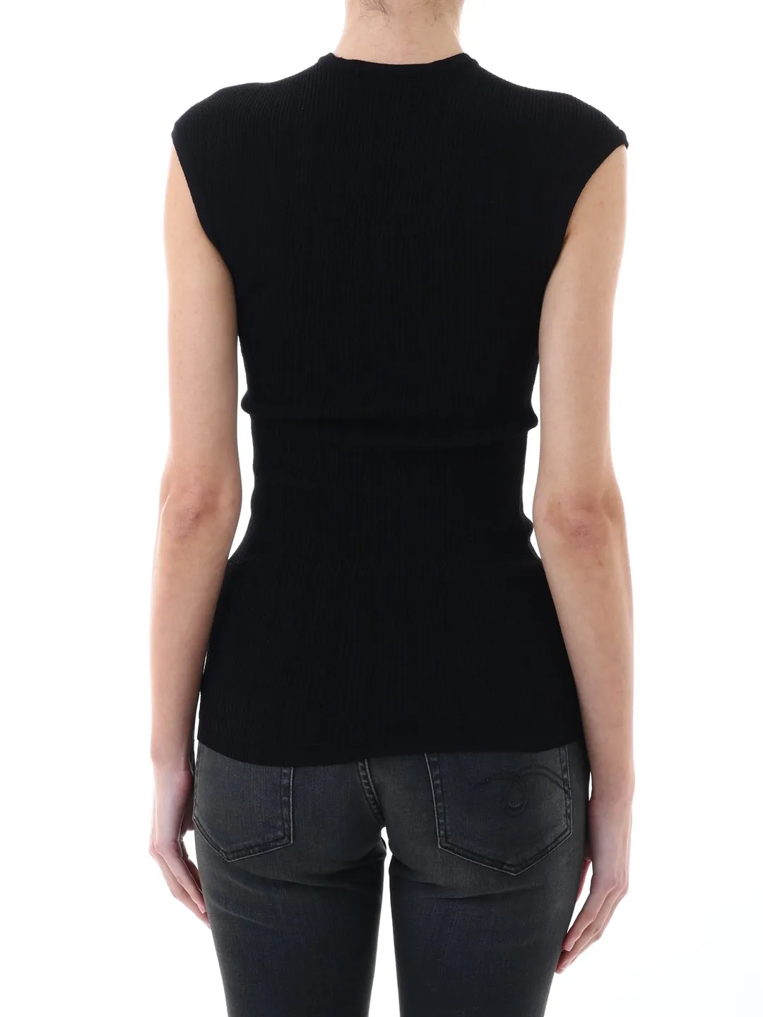 Balmain Embellished Knit Top
