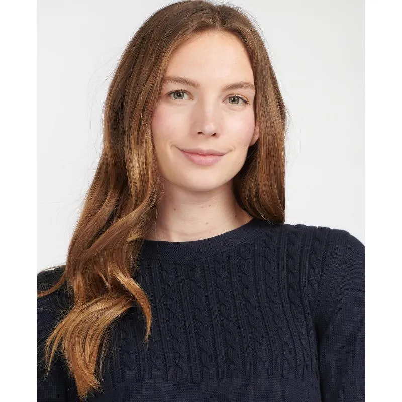 Barbour Stitch Guernsey Ladies Knit Dress - Navy