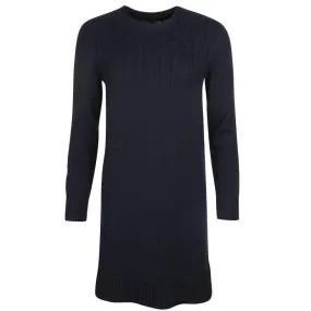 Barbour Stitch Guernsey Ladies Knit Dress - Navy