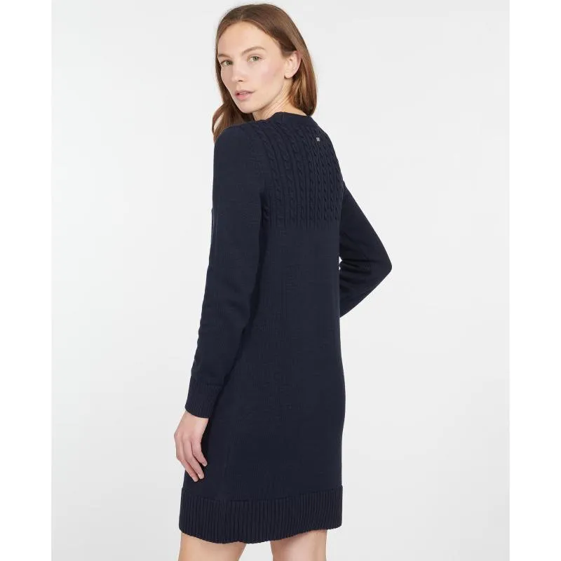 Barbour Stitch Guernsey Ladies Knit Dress - Navy