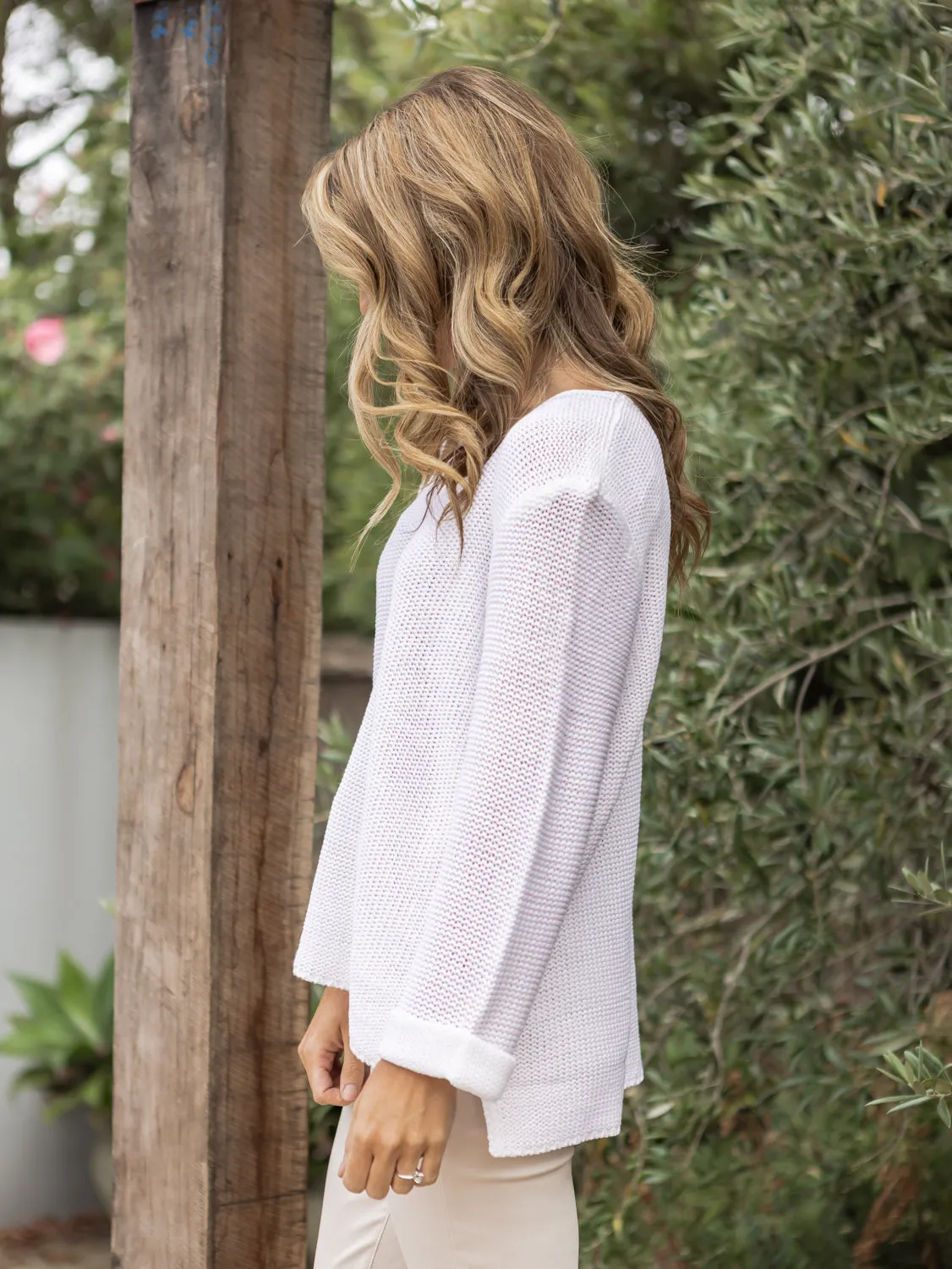 Bessie Knit - White