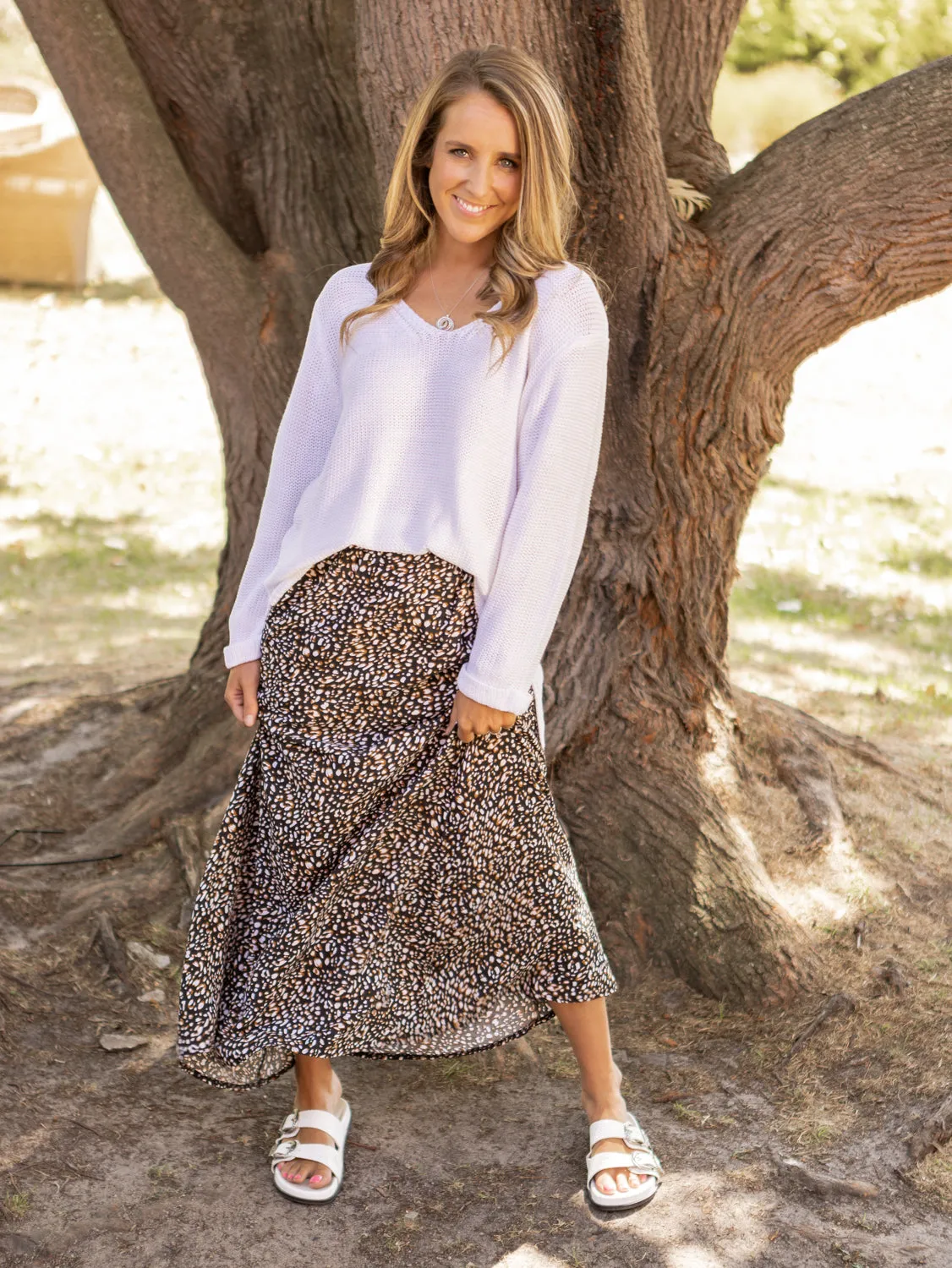 Bessie Knit - White