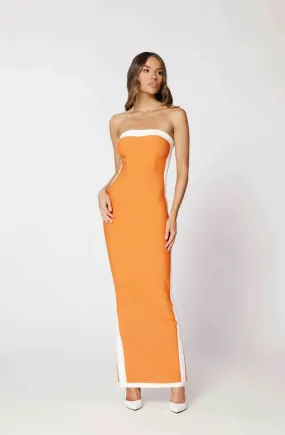 Bianca & Bridgett Ashley Orange Dress