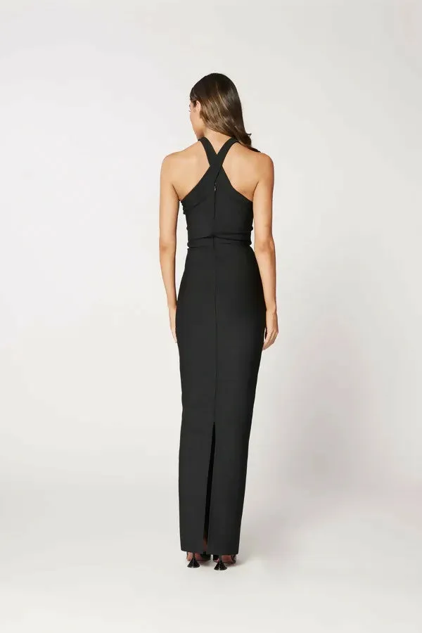 Bianca & Bridgett Brie Gown in Black