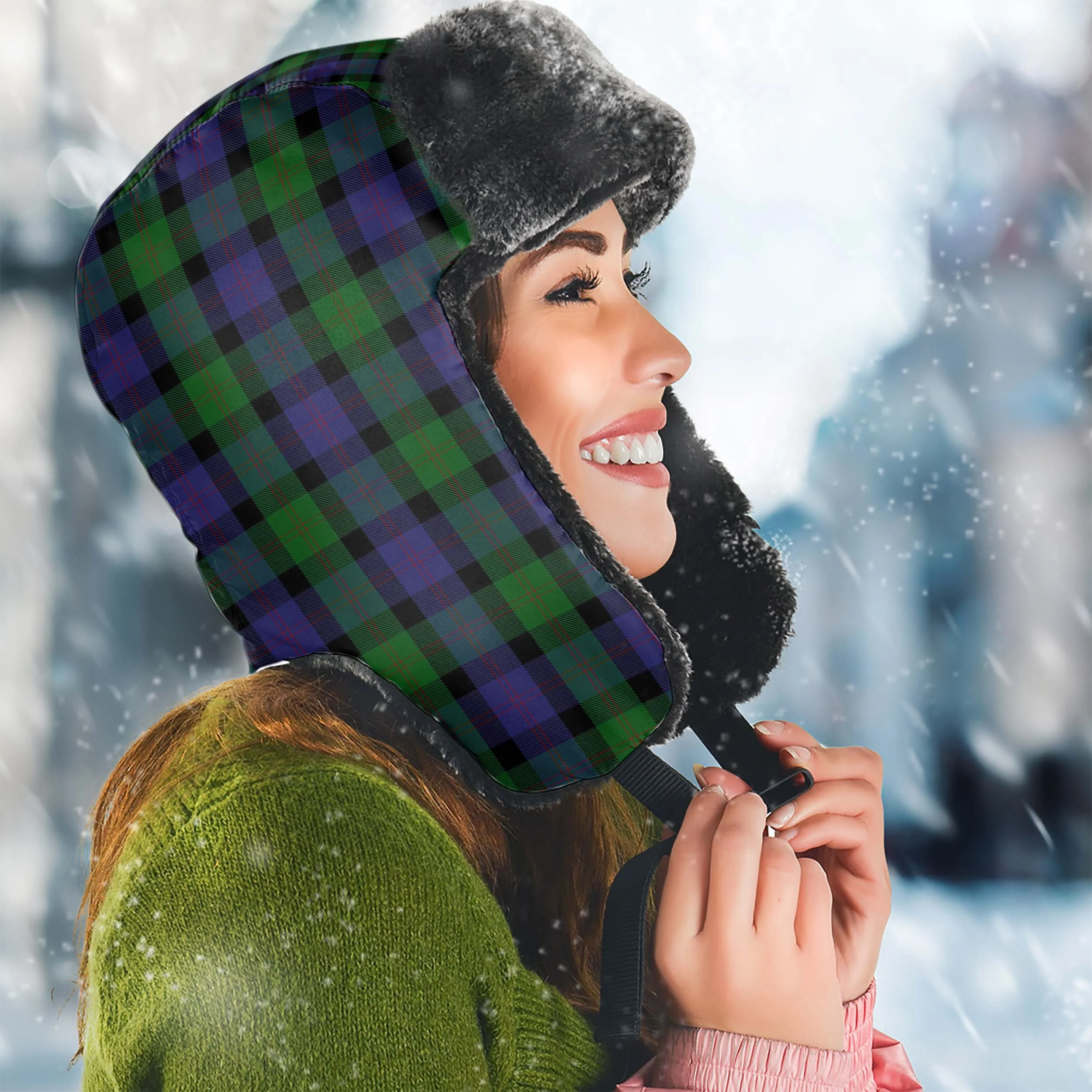 Blair Tartan Winter Trapper Hat