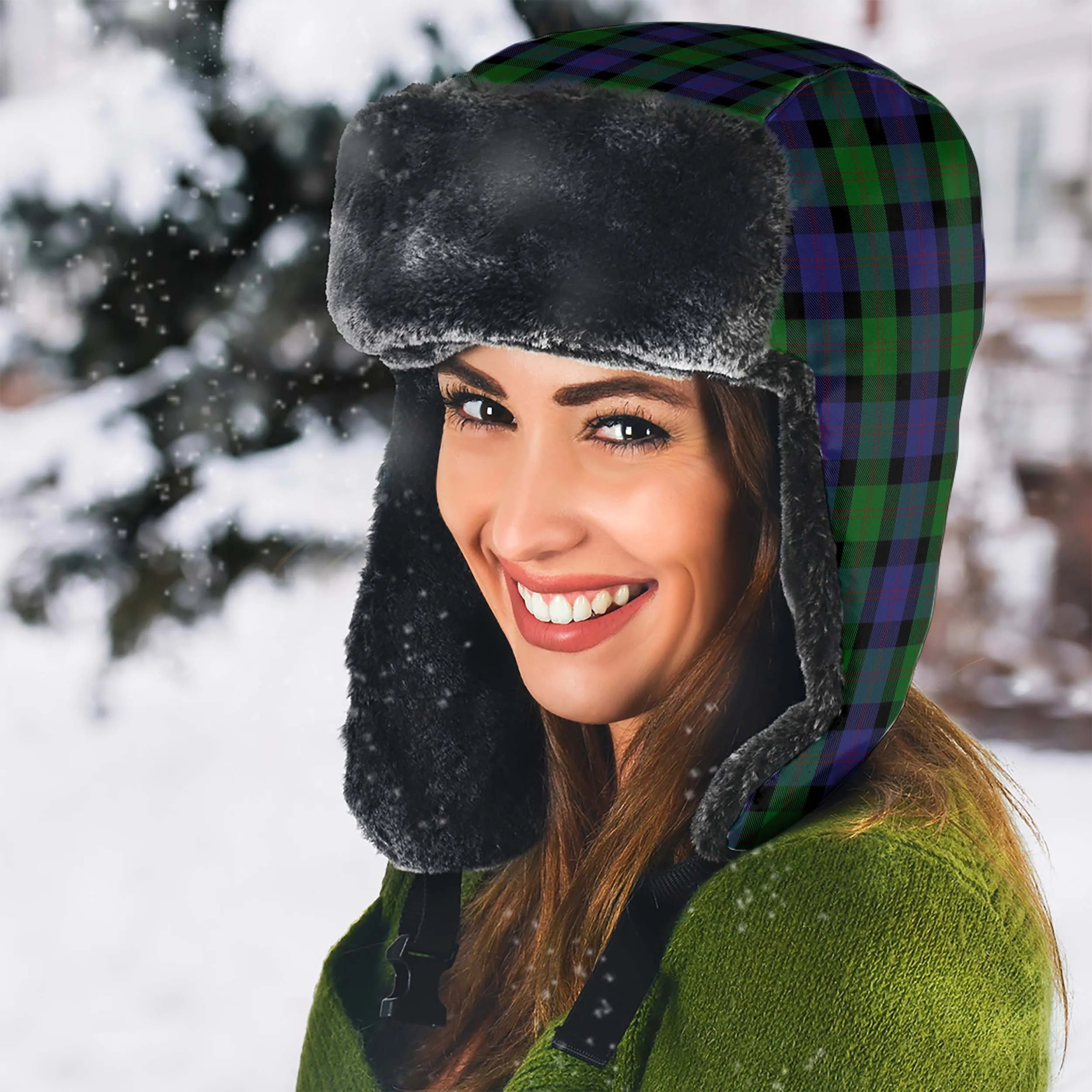 Blair Tartan Winter Trapper Hat