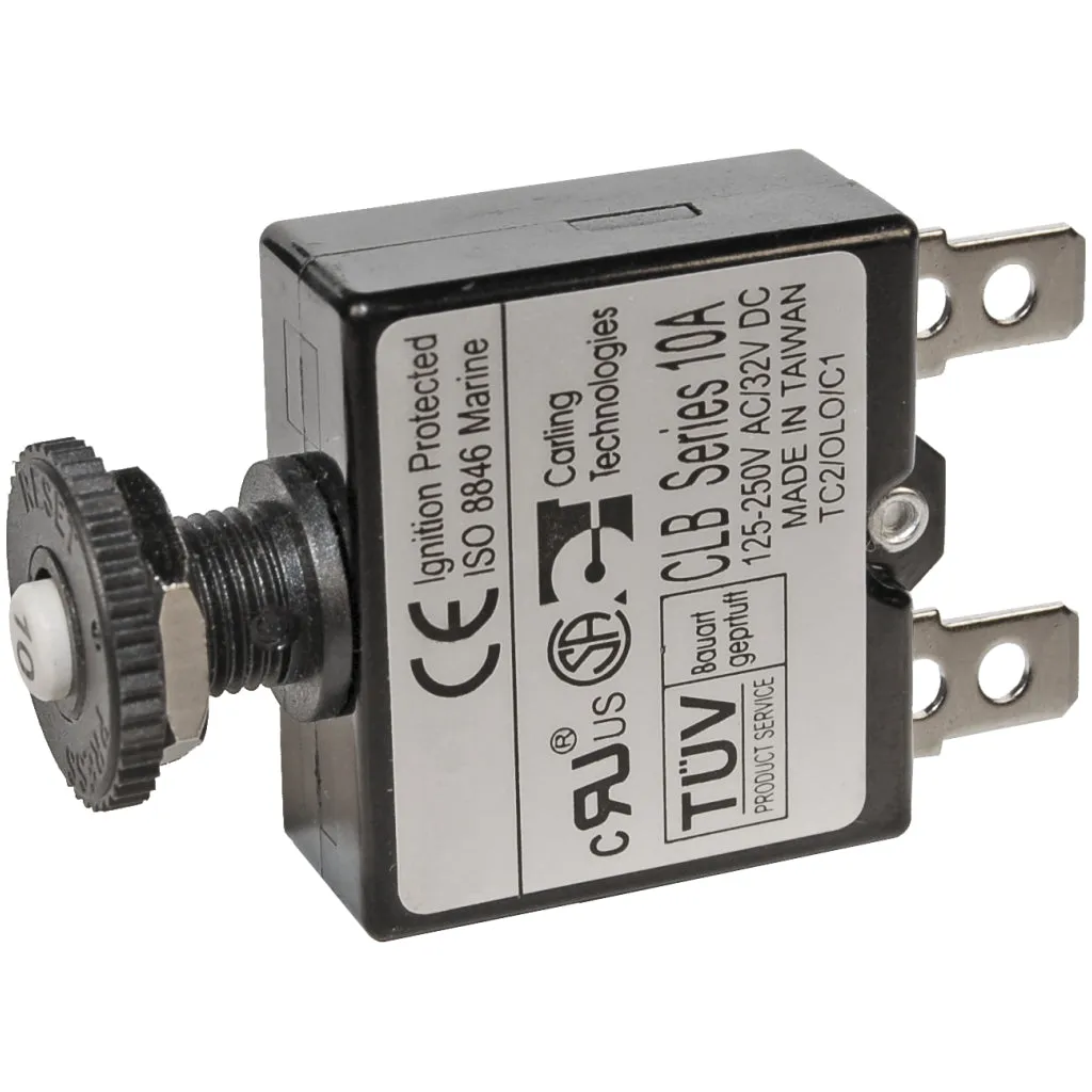 Blue Sea Push Button Res. Only Circ. Br. 10A