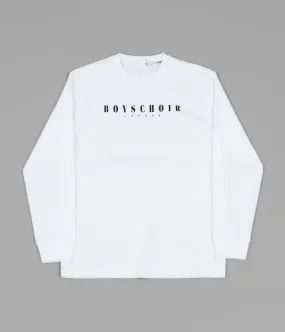 Boys Choir Cherub O.G Long Sleeve T-Shirt - White