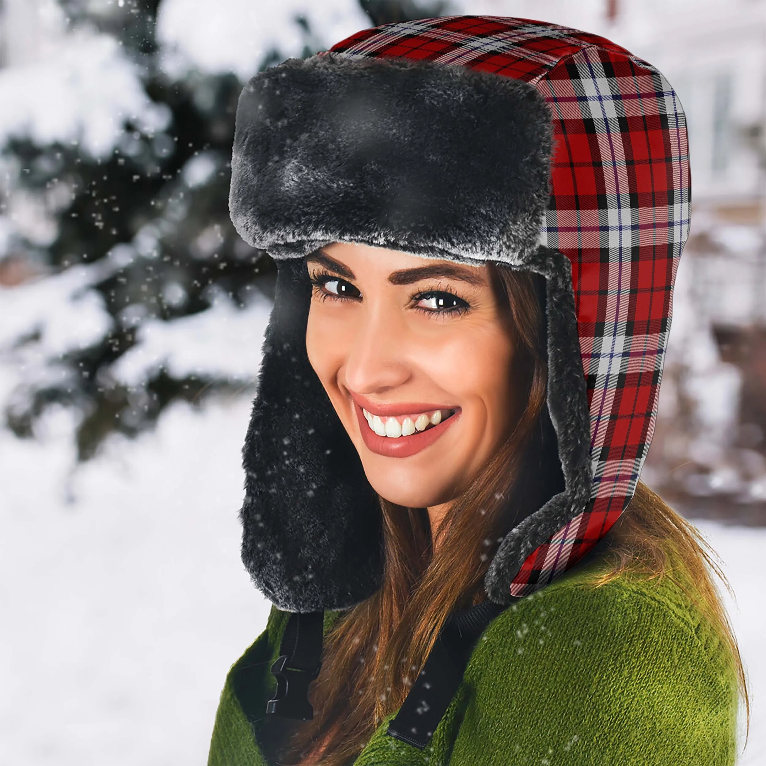Brodie Dress Tartan Winter Trapper Hat