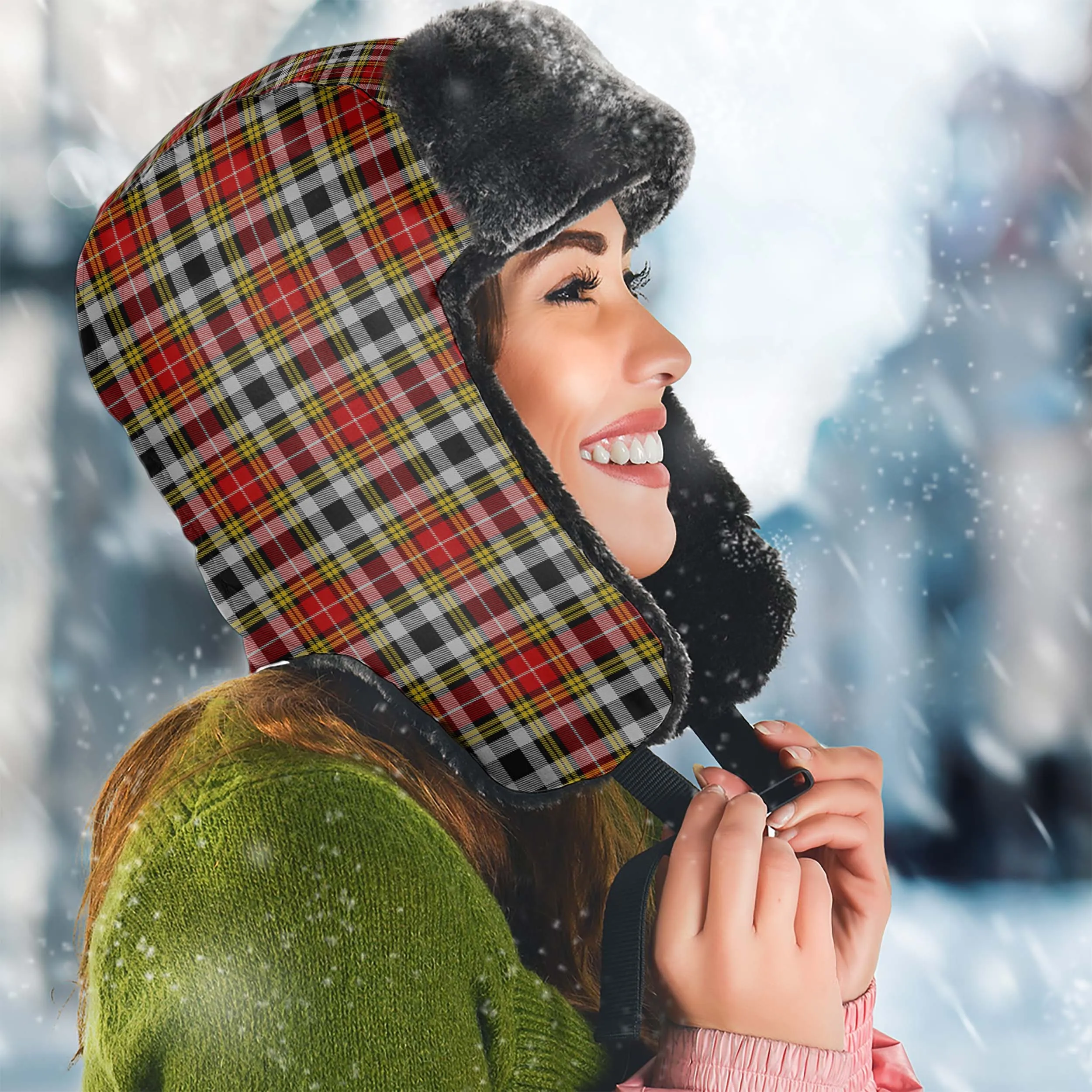 Buchanan Old Dress Tartan Winter Trapper Hat