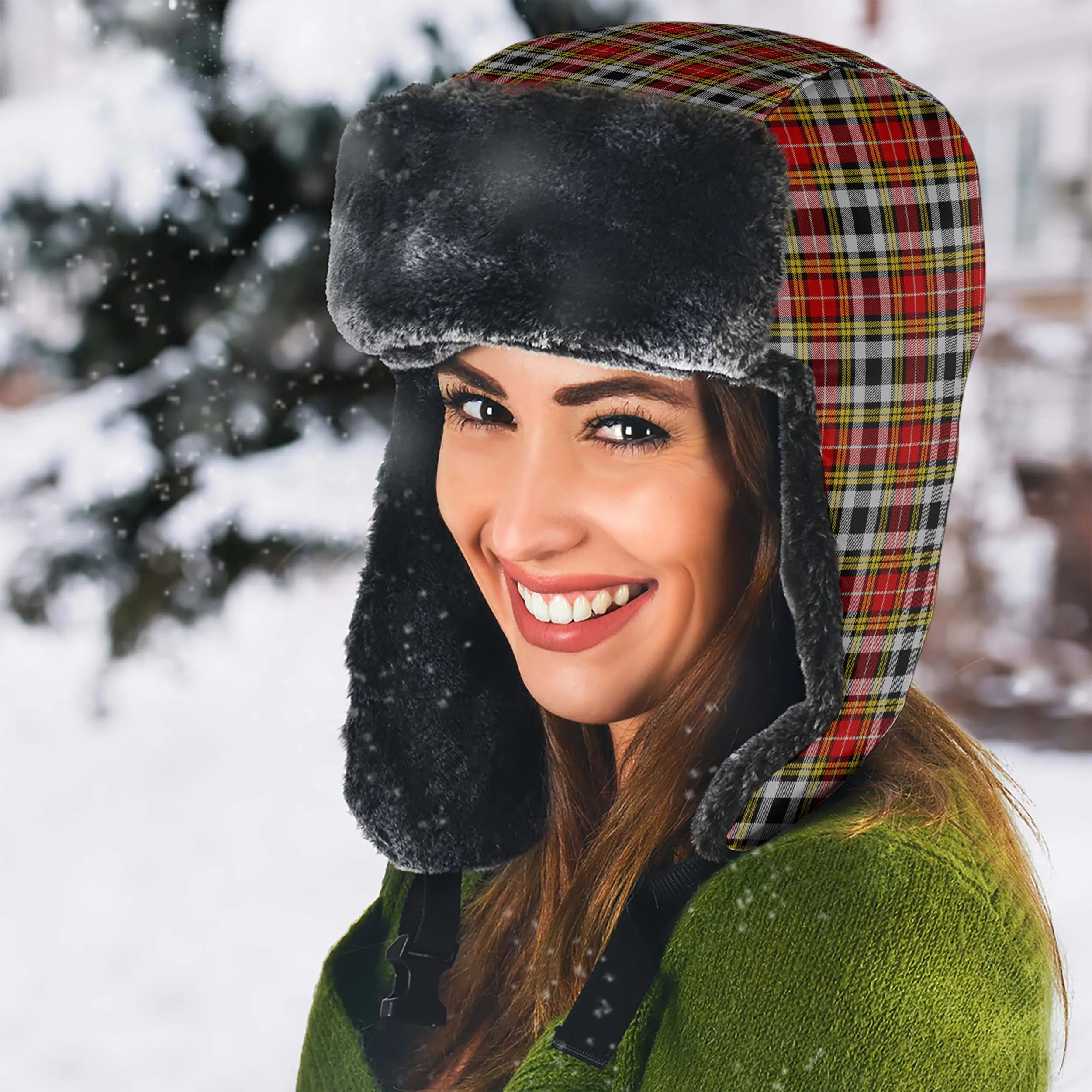Buchanan Old Dress Tartan Winter Trapper Hat