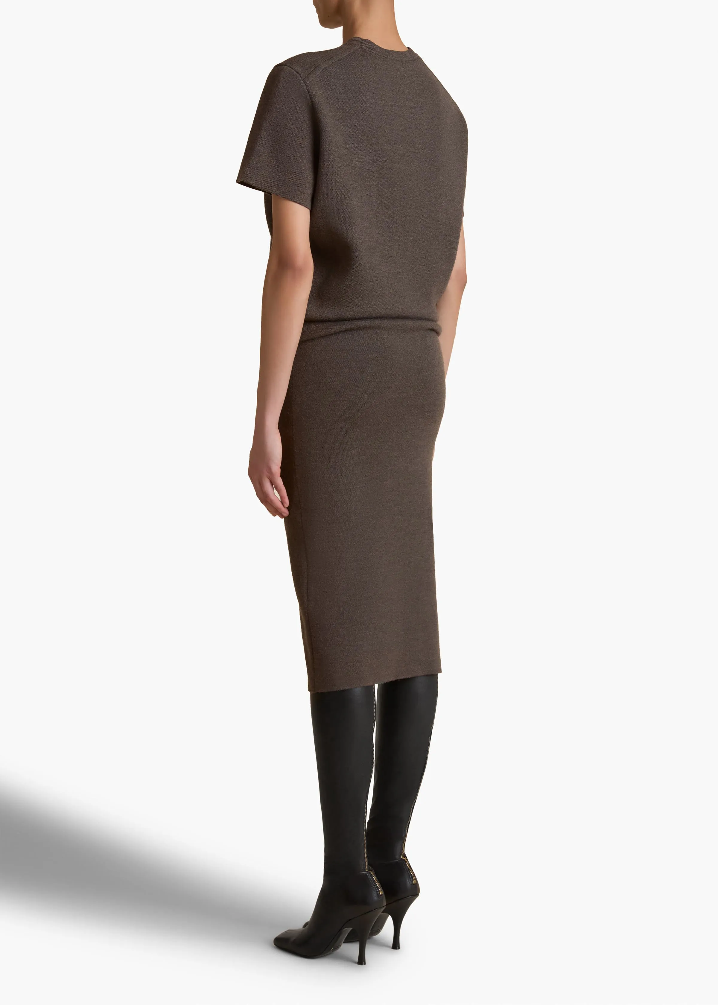 Callas Dress in Grapeseed