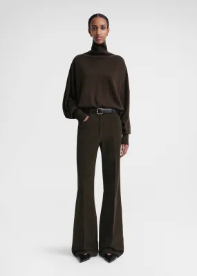 Cashmere turtleneck dark brown