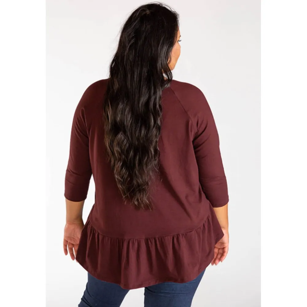 Chalk & Notch Waterfall Raglan Pattern