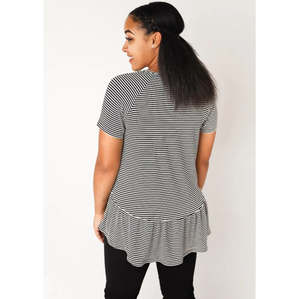 Chalk & Notch Waterfall Raglan Pattern