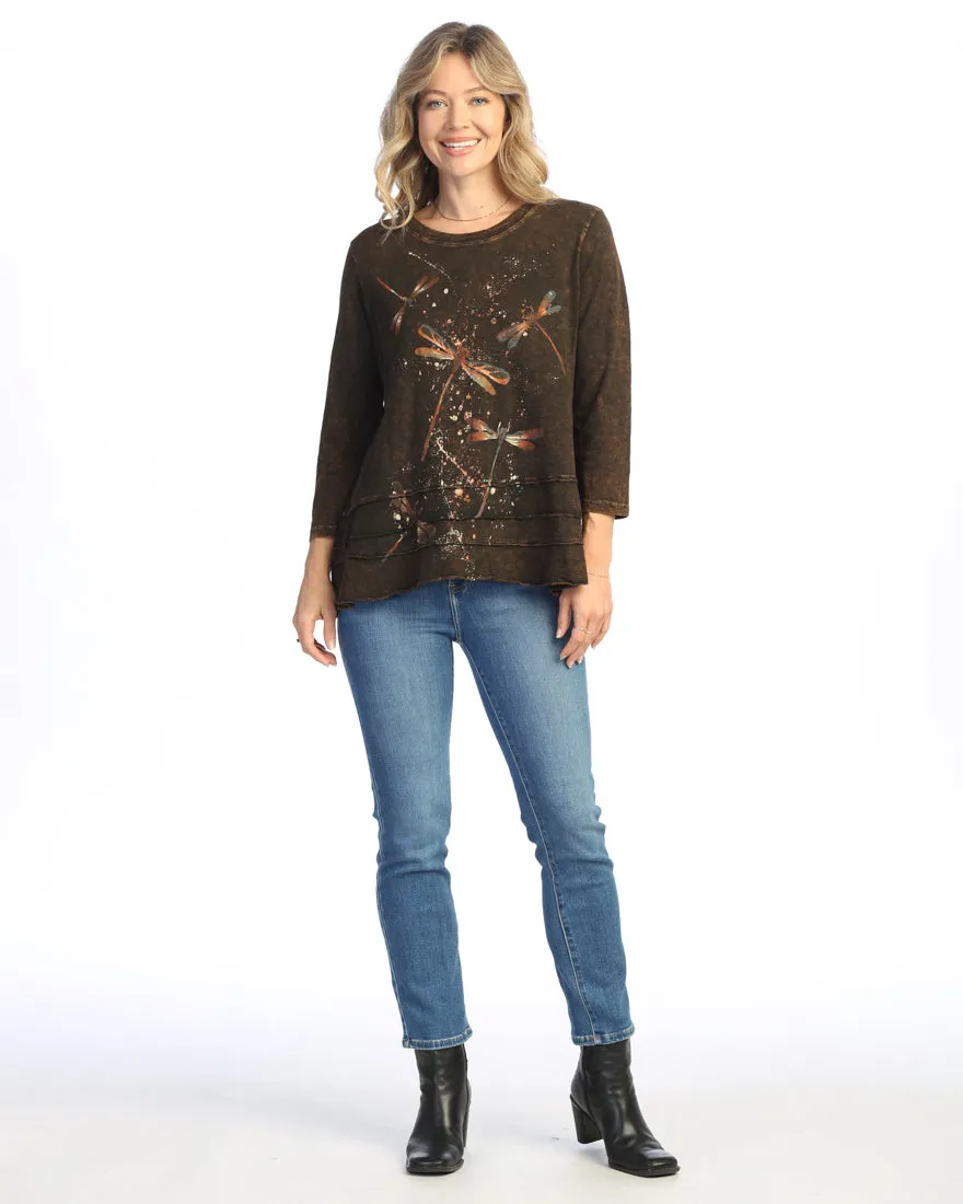 Chocolate Fairy Mineral Washed 100% Cotton Slub Tunic