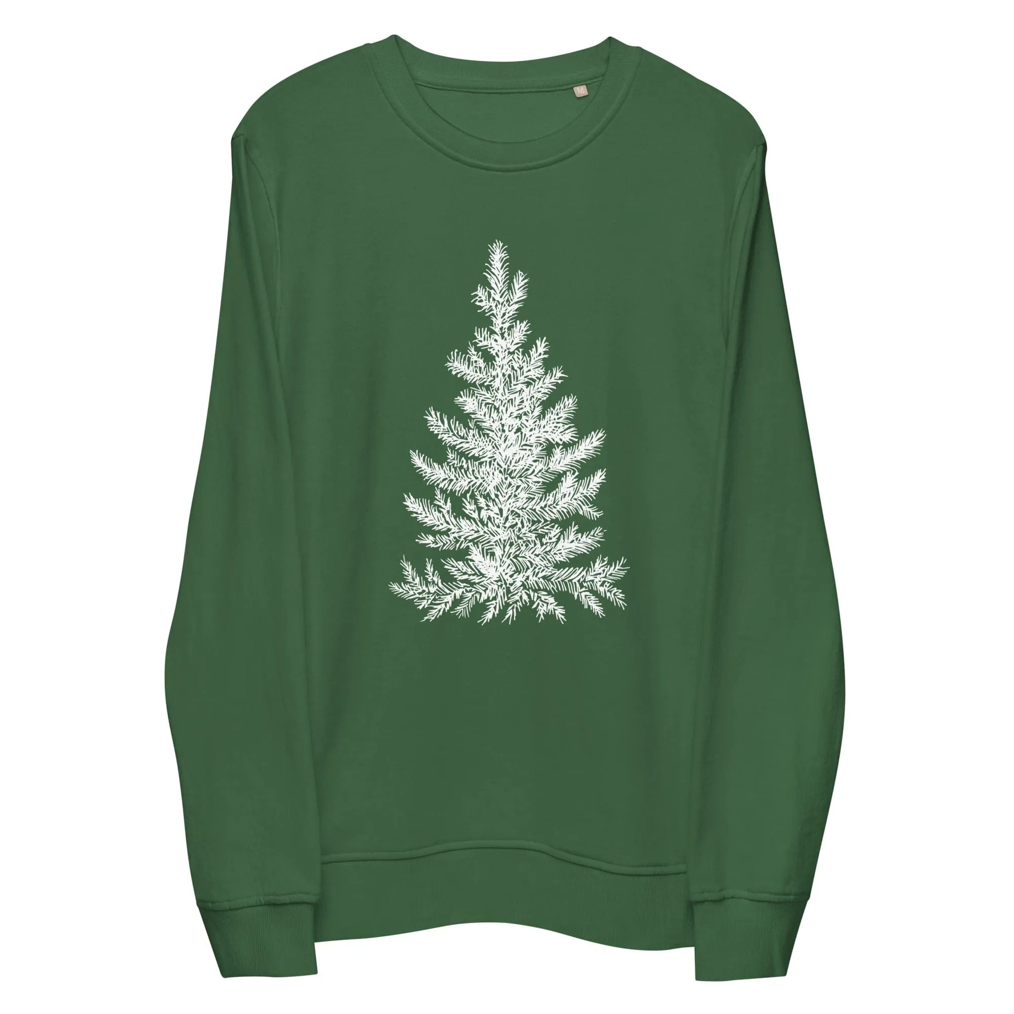 Christmas Tree Sketch Sweatshirt - Organic (Adult Unisex)