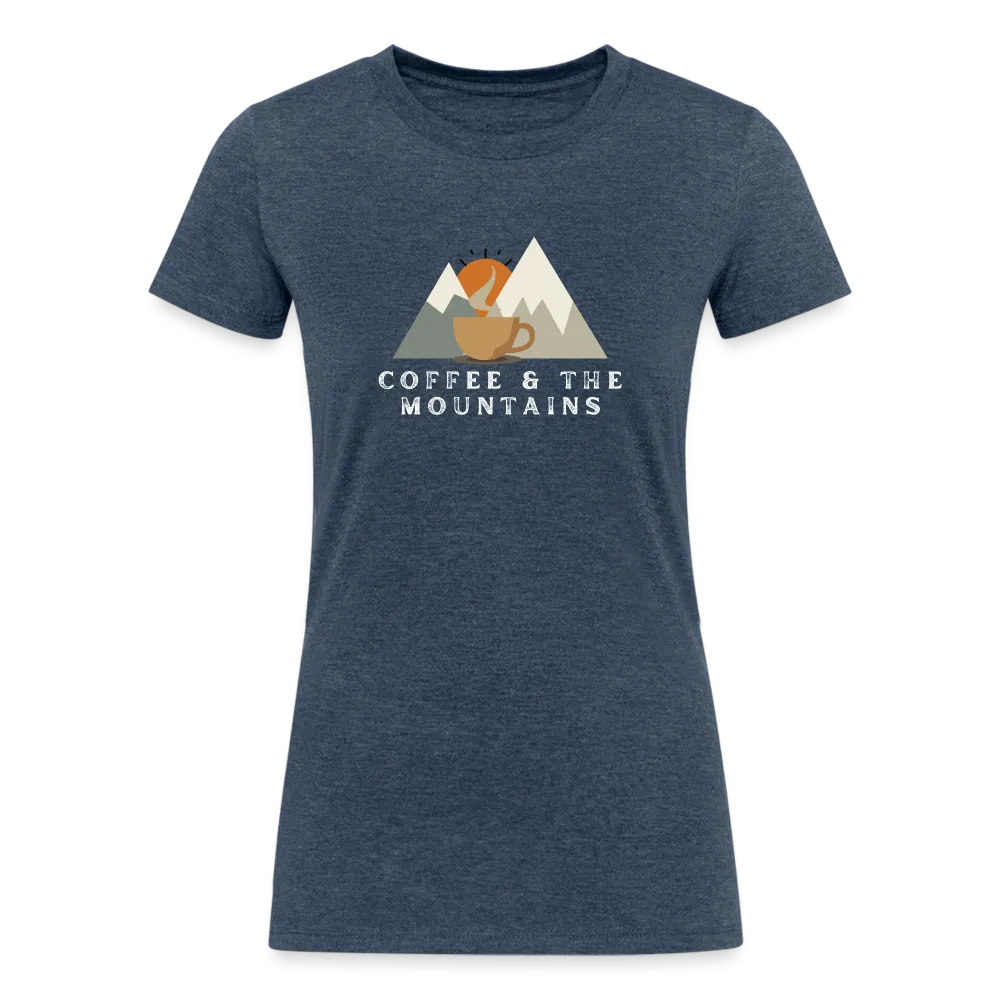 Coffee & the Mountains - Women's Tri-Blend Organic T-Shirt