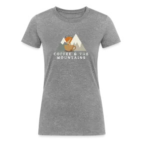Coffee & the Mountains - Women's Tri-Blend Organic T-Shirt