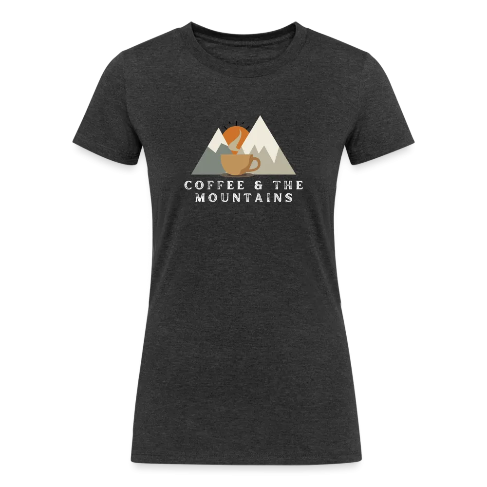 Coffee & the Mountains - Women's Tri-Blend Organic T-Shirt
