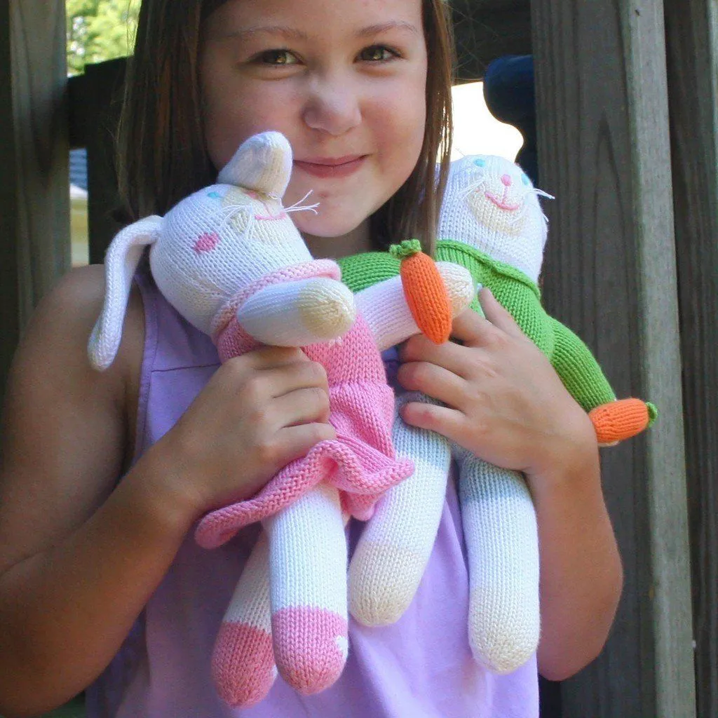 Collin the Bunny Knit Doll