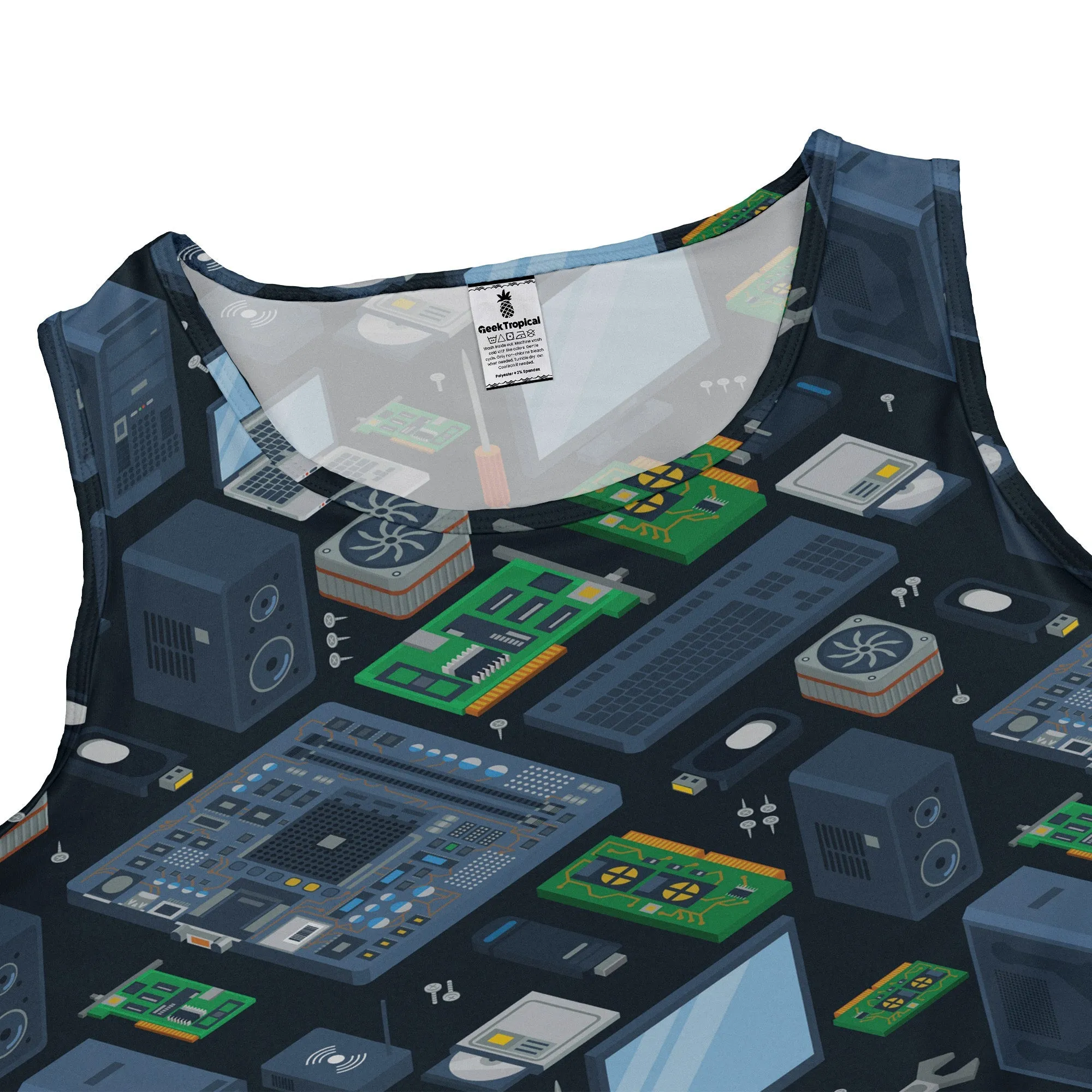 Computer Electronic Parts Dark Navy Dress