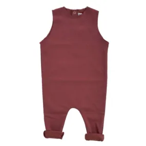 CREW KIDS BERRY FRAYED COTTON ROMPER