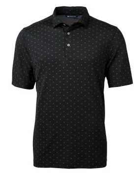 Cutter & Buck Virtue Eco Pique Tile Print Recycled Mens Big & Tall Polo