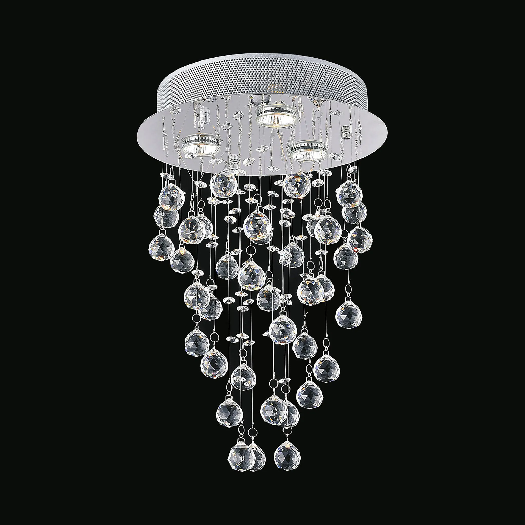 CWI Lighting Rain Drop 3-Light Flush Mount
