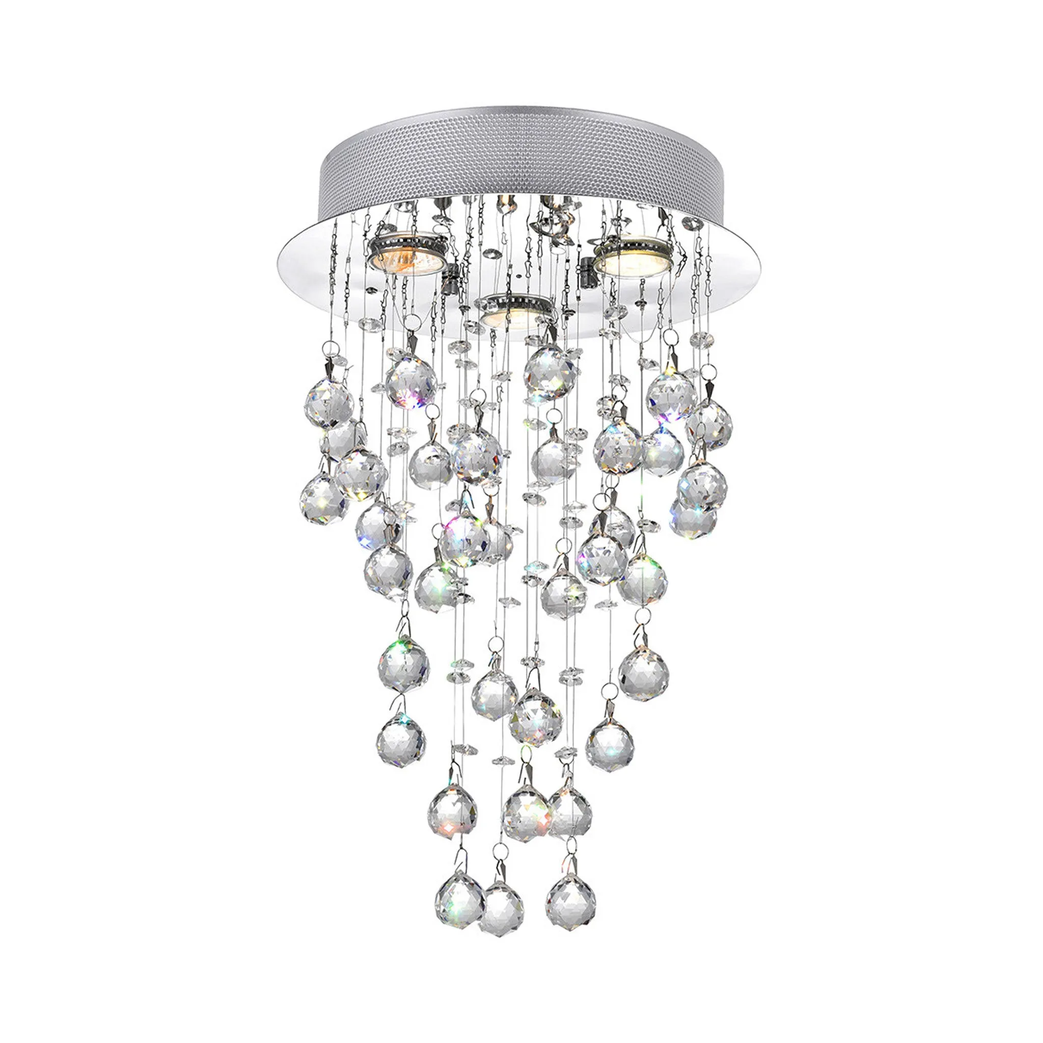 CWI Lighting Rain Drop 3-Light Flush Mount