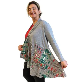 Decorated Brownstones Kimono