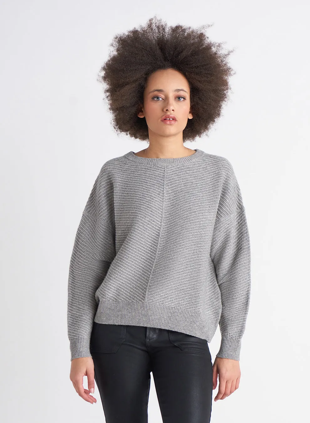 Dex Hattie Textured Rib Knit Sweater